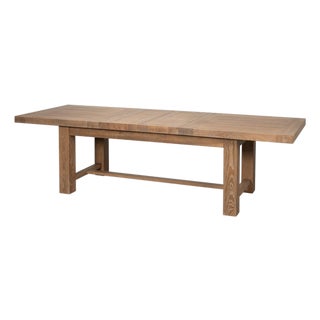 Modern Oak Extension Dining Table For Sale