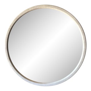 Vintage Coastal Faux Shagreen Mirror - Palm Beach Regency For Sale