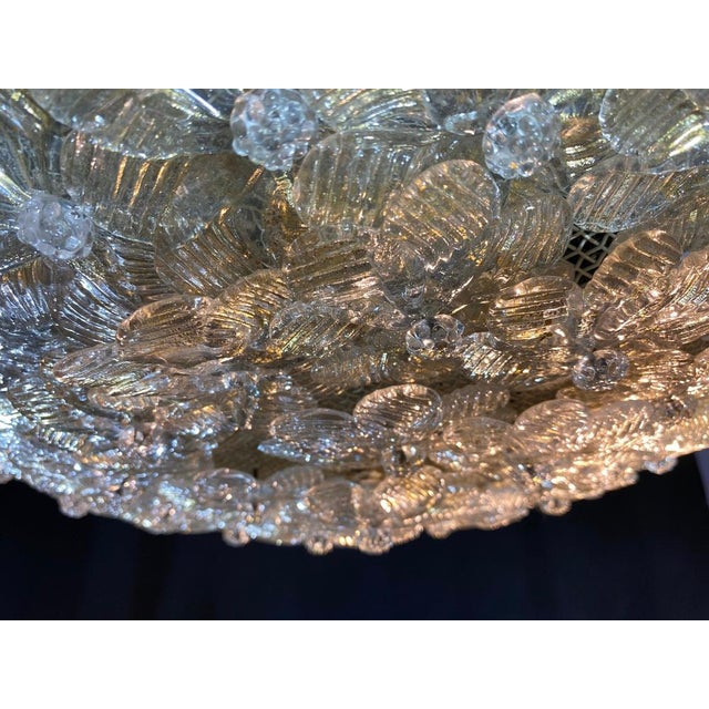 1990s Ceiling Flower Lamp by Barovier & Toso, 1990s For Sale - Image 5 of 18