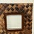 Vintage Coastal Boho Chic Woven Rush Wicker Picture Frame, 3” X 3” Image For Sale - Image 4 of 11