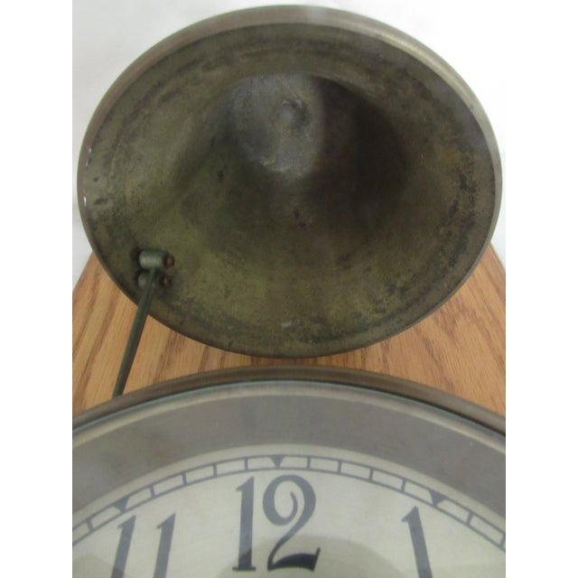 Early 20th Century Nautical Captains Ship's Solid Brass Clock and
