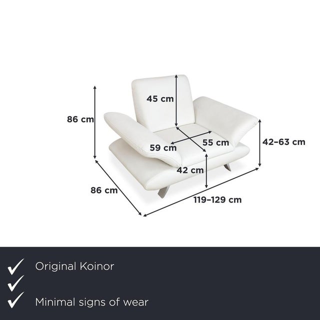 The Rossini designer armchair by Koinor captivates with its striking, organic shape and impressive visual lightness....