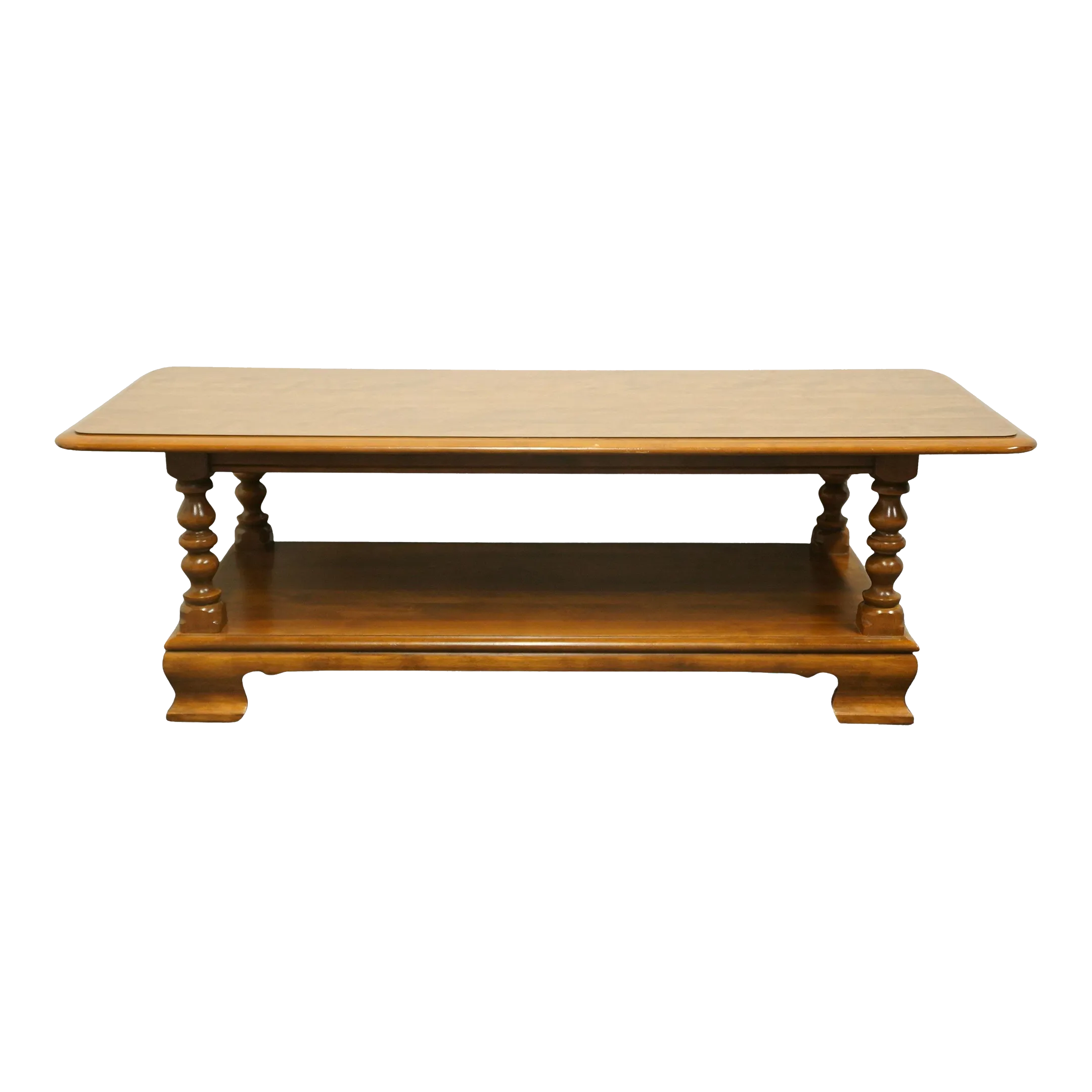 Ethan Allen Heirloom Nutmeg Maple Colonial Early American 50