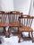 Brown MCM Vintage Tell City Tavern Chairs Rolling Wood Dining Chairs For Sale - Image 8 of 17