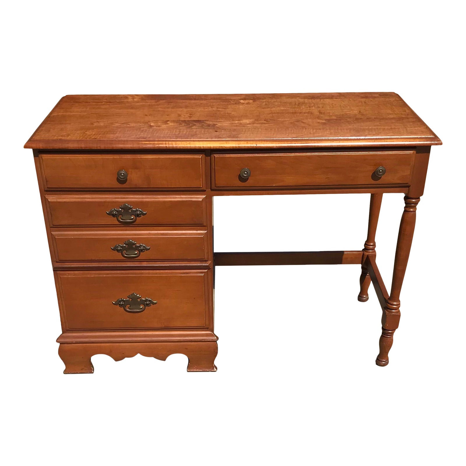 Vintage Mid Century Maple Desk Chairish