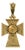 20th Century Cross in 19.2k Gold For Sale