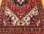 Vintage Persian Heriz Rug, Hand-Knotted Wool, Geometric Medallion Pattern, Red & Ivory, 3x5 For Sale - Image 12 of 17