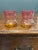 Antique Victorian Amberina Glass Toothpick Holders Inverted Thumbprint - A Pair Condition: Used Description: Up for sale...