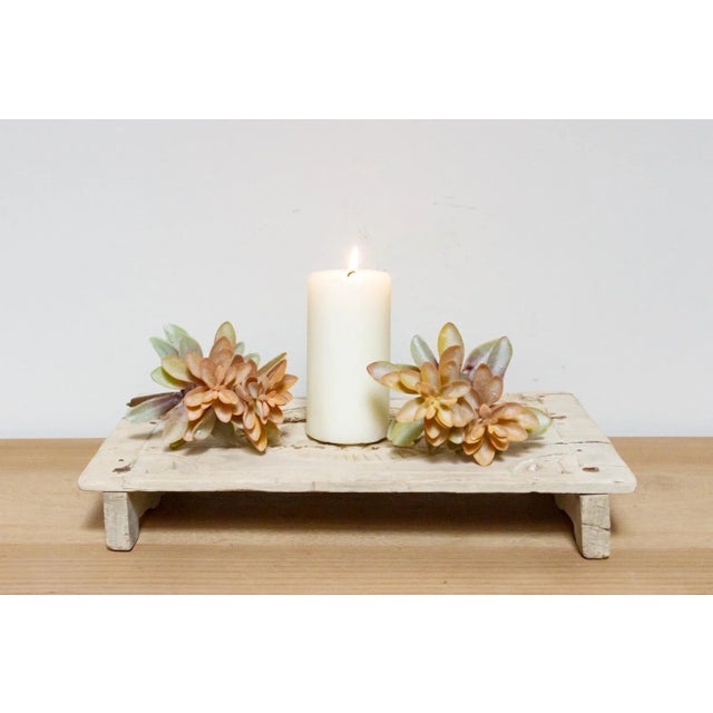 Onge Floral Carved Wood Tray For Sale - Image 9 of 9