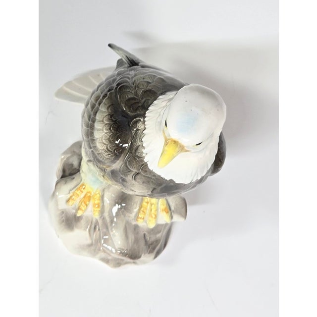 Late 20th Century Vintage Ceramic Bald Eagle For Sale - Image 5 of 14