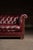 Animal Skin Vintage Tufted Leather Chesterfield Sofa in Oxblood For Sale - Image 7 of 11