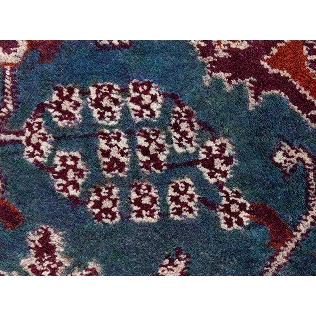 Textile Indian Amritsar Rug For Sale - Image 7 of 7