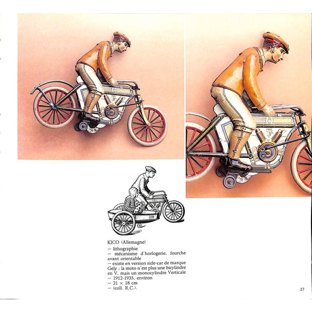 Paper "Motos-Jouets" 1985 Marchand, F. For Sale - Image 7 of 12