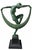 Denis Belembert, Dancer with Drapery, 1920s, Marble Base For Sale - Image 3 of 10