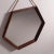 Mirrors with Octagonal Wooden Frame, Set of 2 For Sale - Image 5 of 11