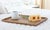 Wood Artifacts Rattan Rectangular Flat Tray in Honey Brown - 19" For Sale - Image 7 of 9