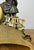 Vintage Style Brass Figurine Mantel Clock For Sale - Image 12 of 13