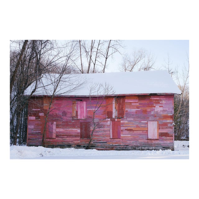 'Artful Barn' Photograph, Rural Massachusetts New England Art Print, Large 54 X 36" Fine Art Photography Print For Sale