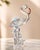 Authentic Swarovski Crystal Flamingo figurine featuring beautifully faceted clear crystal with delicate pink accents. A...