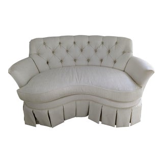 Mariette Himes Gomez Hickory Chair Skirted Sofa For Sale