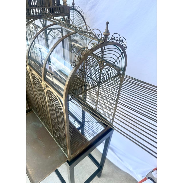 Contemporary Turn of the Century Antique St Paul Cathedral Bird Cage For Sale - Image 3 of 12