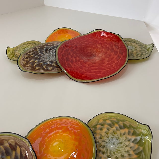 2000 - 2009 Blown Glass Wall Art by Thomas Long For Sale - Image 5 of 5