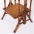 Burnt Orange Antique English Three Tiered Burnt Bamboo Stand For Sale - Image 8 of 8