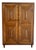 Vintage Italian Rusticated Cabinet, 1940s For Sale