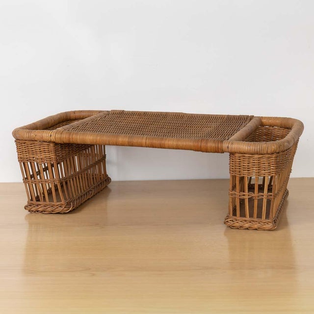 French 1960s French Wicker Bed Tray For Sale - Image 3 of 13