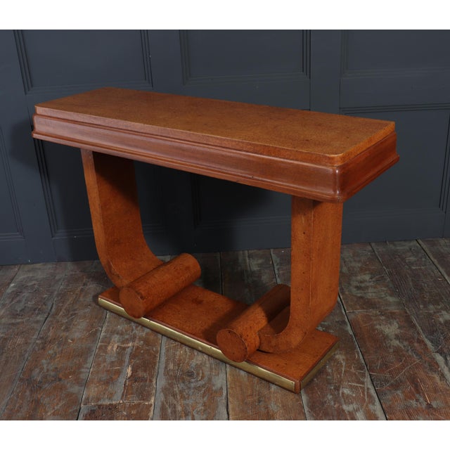Art Deco French Amboyna Console Table, 1925 For Sale - Image 17 of 18