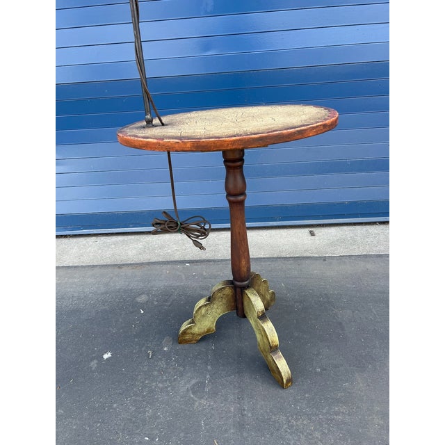 Spanish 1930s Original Monterey Transitional Table Floor Lamp For Sale - Image 3 of 7