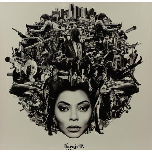 Proud Mary Movie Poster in Monochrome Collage, Italy, 2018 For Sale - Image 4 of 5