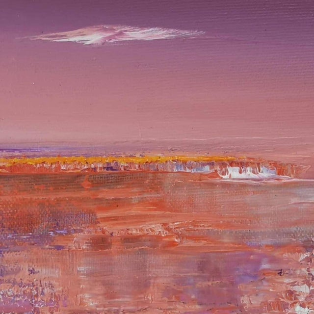 Early 21st Century Barbara Hubert, Landscape, 2025, Oil on Canvas For Sale - Image 5 of 6