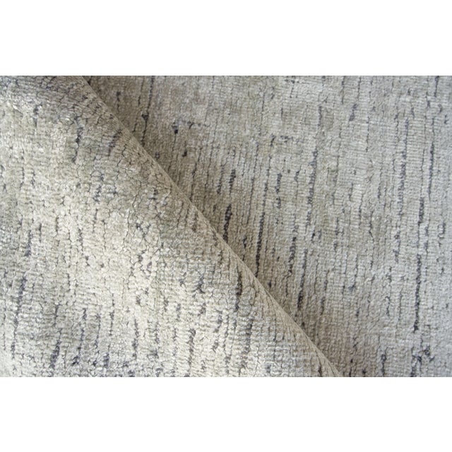 Exquisite Rugs Exquisite Rugs Montero Handmade New Zealand Wool & PET Yarn Ivory/Navy Rug-8'X10' For Sale - Image 4 of 7