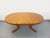 Vintage Round Dining Table in Wood Mosaic Teak and Walnut with Extensions by Dieter Waeckerlin, Swiss, 1960s For Sale - Image 16 of 18