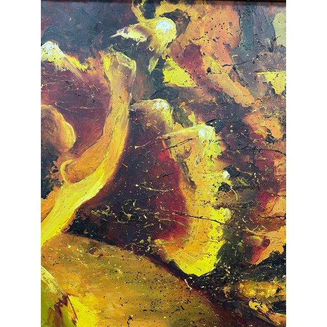 2000 - 2009 Signed Original Abstract Figurative Oil Painting by Therese Fortin For Sale - Image 5 of 5