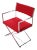Chrome Directors Chair by Virtue Bros. Of Los Angeles / Bon Marche For Sale