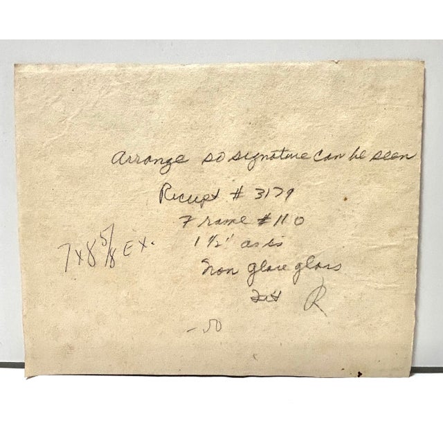 Mid 18th Century Antique Angel Engraving Signed Cavalli For Sale - Image 11 of 12