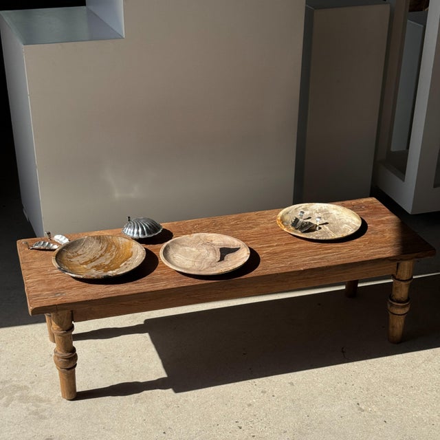 Trinket Tray in Petrified Orange-Grey Wood, 1980s For Sale - Image 6 of 8