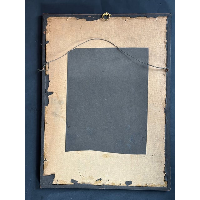 Vintage Framed Early 20th Century Landscape Woodblock Print For Sale - Image 12 of 14