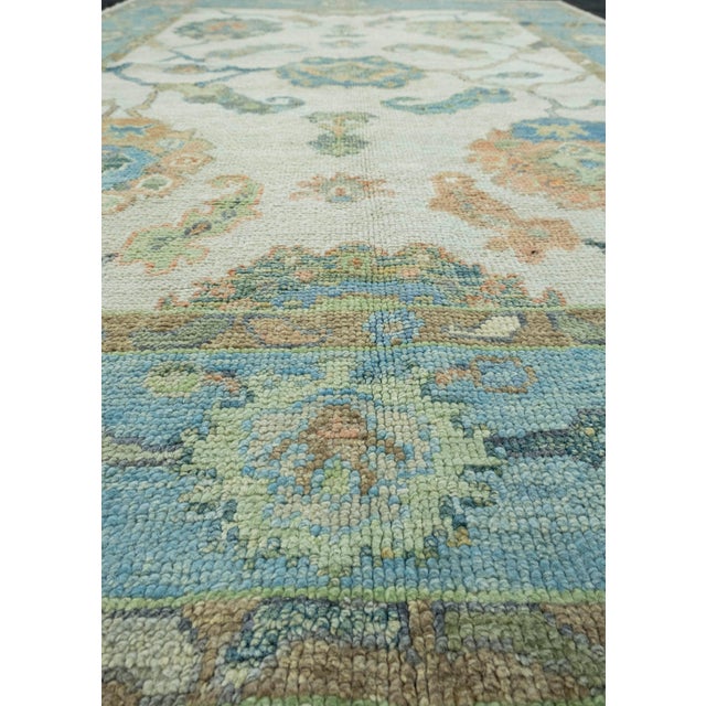 Early 21st Century Turkish Oushak Rug 5'1" x 7'3" #17209 For Sale - Image 5 of 8