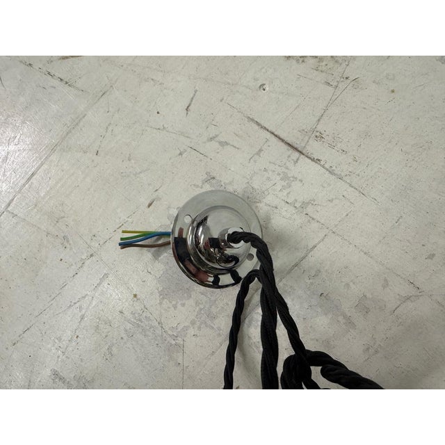 Chrome Ceiling Light in the style of Max Sauze, 1970s For Sale - Image 3 of 10