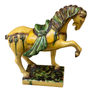 Circa 1960s Mid-Century Italian Ceramic Horse