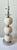 Mid 20th Century Space Age Ceramic Globes and Chrome Table Lamp Attributed to Solken Leuchten For Sale - Image 6 of 11