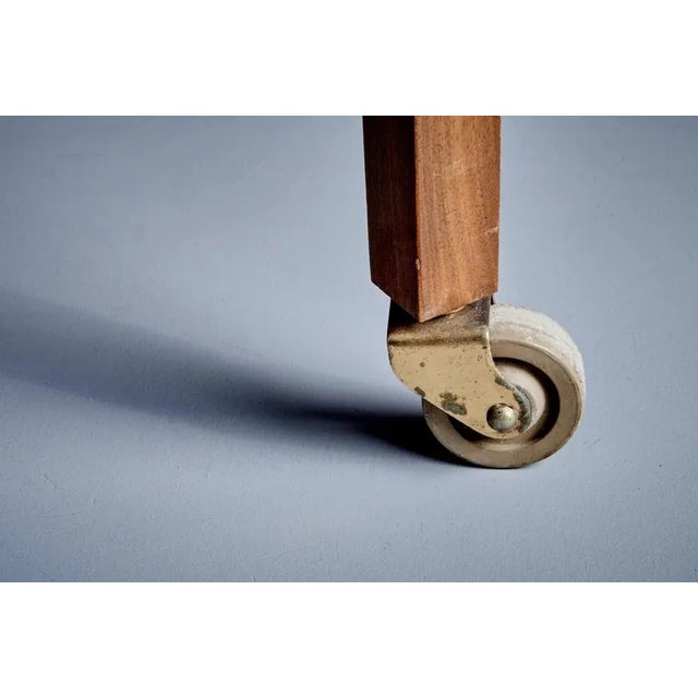 Side Table on Castors by Wilhelm Renz, 1960s For Sale - Image 6 of 8