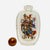 Glass VTG Chinese Reverse Painted 7.5” Glass Snuff Bottle With Agate Stopper a (E-6). For Sale - Image 7 of 7