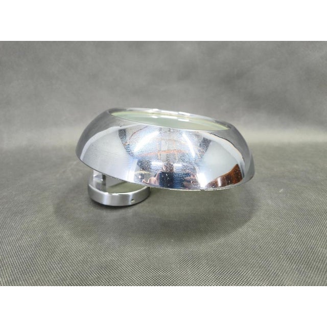 Art Deco Chrome Wall Light by Drupol, 1940s For Sale - Image 3 of 9