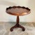 Queen Anne Late 20th Century Baker Milling Road Round Side Table With Pie Crust Scalloped Rim For Sale - Image 3 of 13