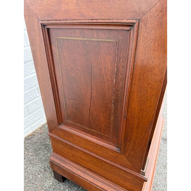Pair of 19th Century French Cupboard Side Tables With Marble Tops For Sale - Image 15 of 17