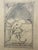 Modern Carl Heinz Berberich, Devoted Nude Bookplate, Nude, 1920, Pencil For Sale - Image 3 of 12